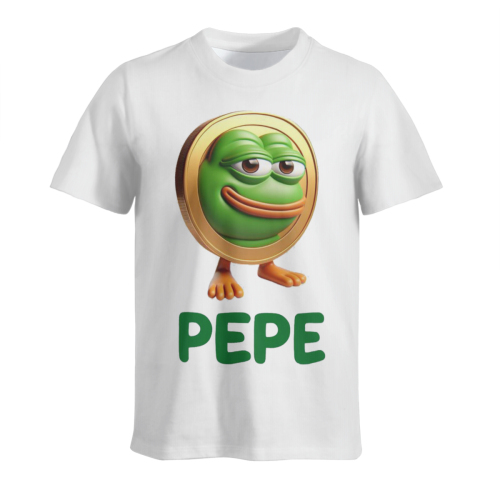 Pepe Pure Cotton T-shirt | Crypto Meme ( $Pepe ) Streetwear